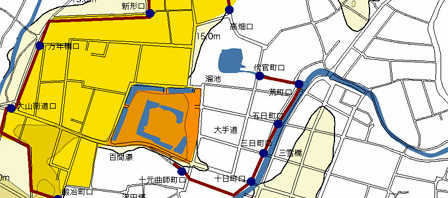城下町の計画手法・形成過程の解読
